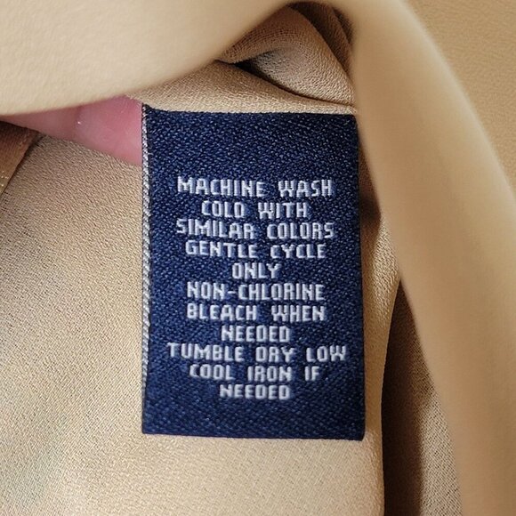 Chaps by Ralph Lauren Y2K 90s Style Multicolor Paisley Fairy Slip Midi Skirt L - Picture 10 of 10